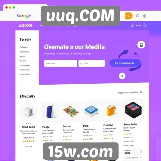 Análise da interface de usuário do site uuq.COM